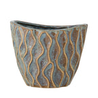 Feren - Cache-Pot - Bleu - Grès