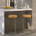 Lot De 2 Tabourets De Bar Kendal - Jaune