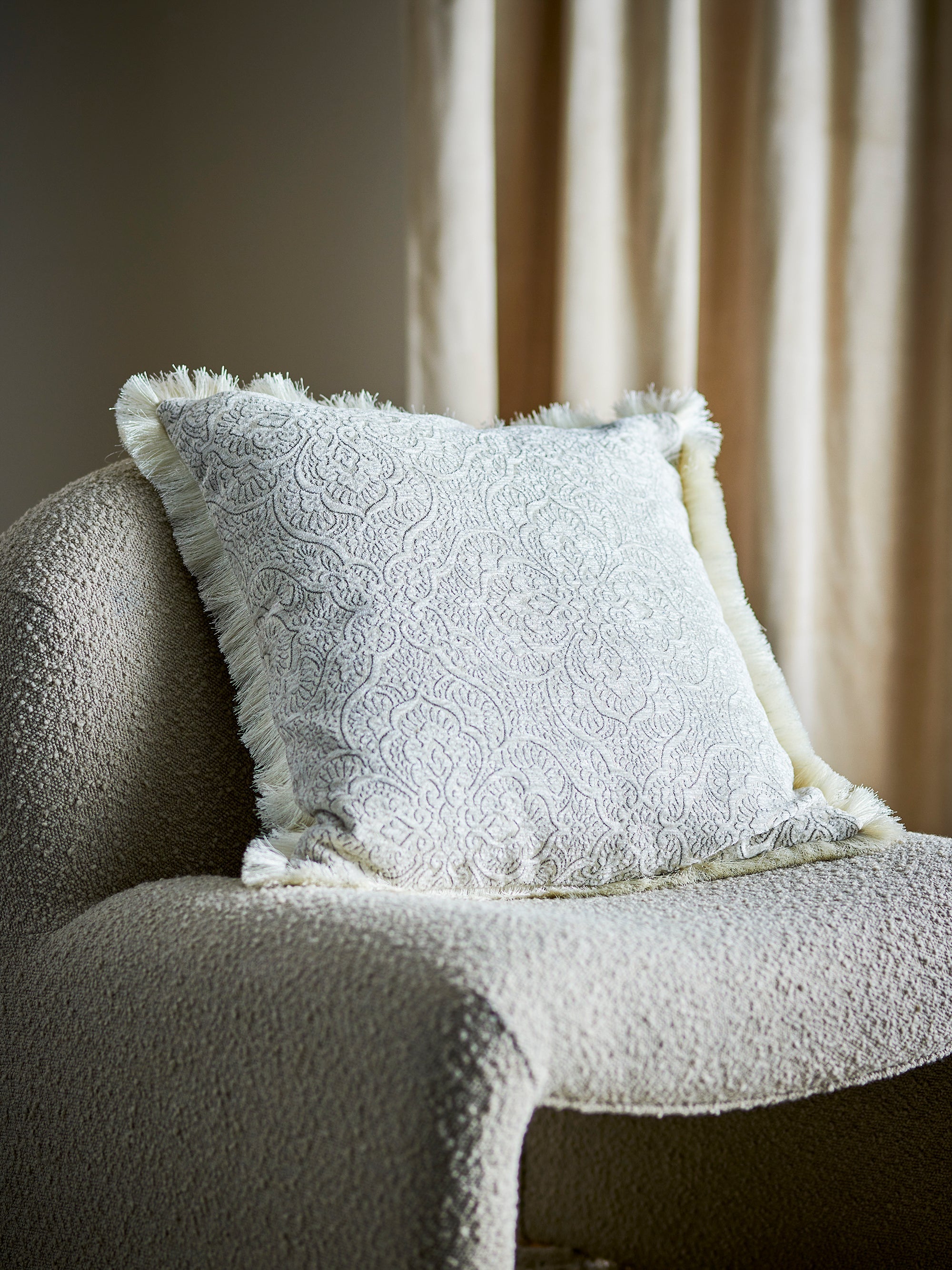 Cabrie - Coussin - Naturel - Polyester