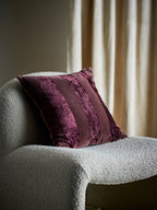 Kosar - Coussin - Marron - Coton