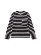 Top Kilkeel - Noir & Rayures Blanches - Femme