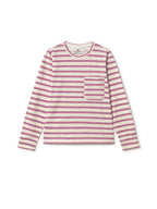 Top Kilkeel - Rayures Framboise - Femme