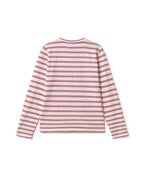 Top Kilkeel - Rayures Framboise - Femme