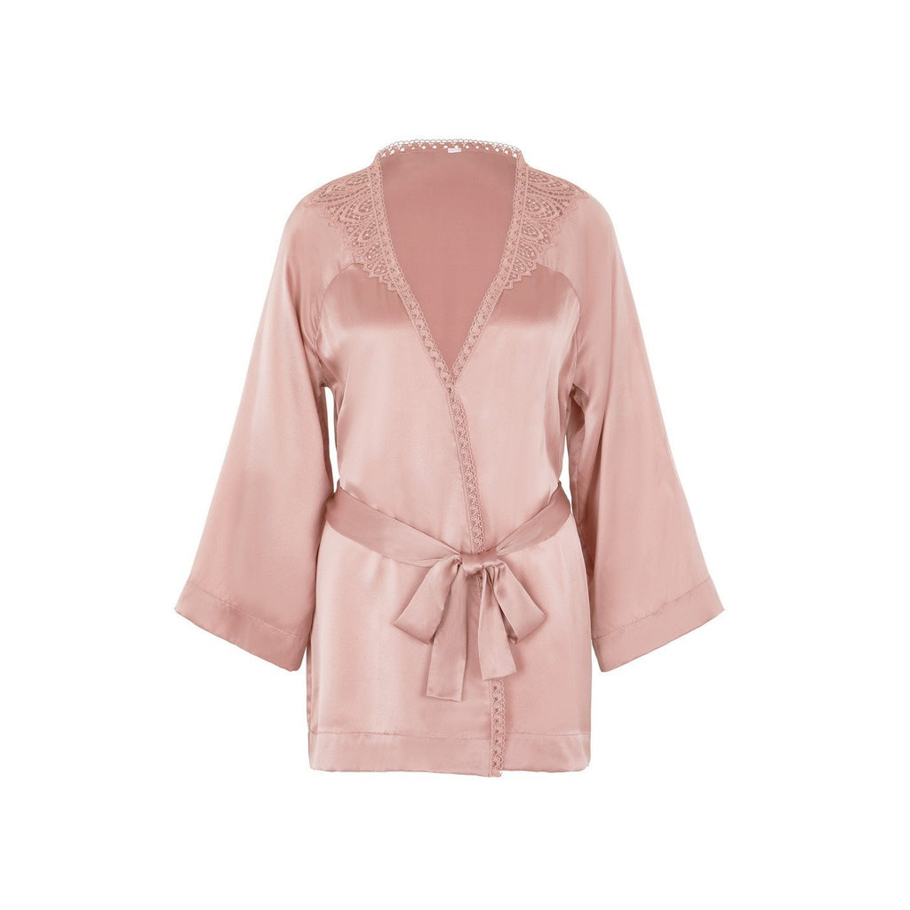 Kimono Pensée - Rose Taupe - Homewear Et Loungewear - Simone Pérèle - The Bradery
