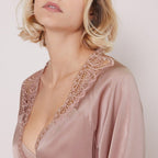 Kimono Pensée - Rose Taupe - Homewear Et Loungewear - Simone Pérèle - The Bradery