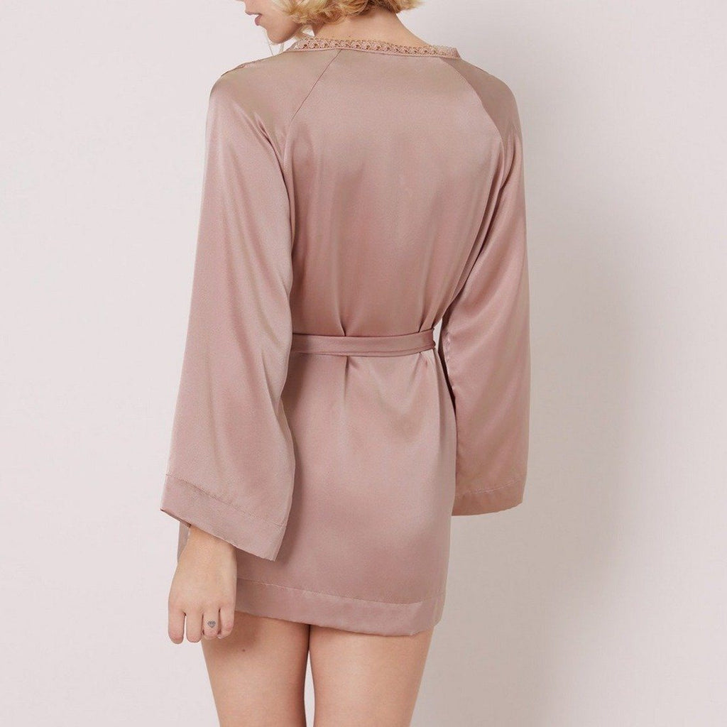 Kimono Pensée - Rose Taupe - Homewear Et Loungewear - Simone Pérèle - The Bradery