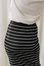 Jupe Kirjais - Rayures Marine - Femme