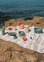Kitchenware Outdoor Eco Collection - Pack Vaisselle D'Extérieur - Vert Sauge