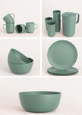 Kitchenware Outdoor Eco Collection - Pack Vaisselle D'Extérieur - Vert Sauge