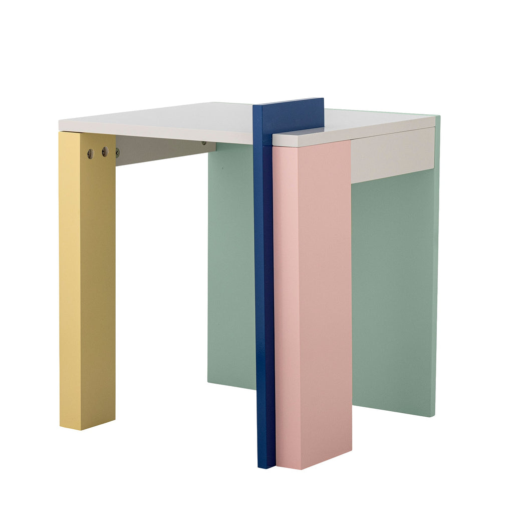 Banjo - Table D'Appoint - Multicolore - Mdf Fsc®100%