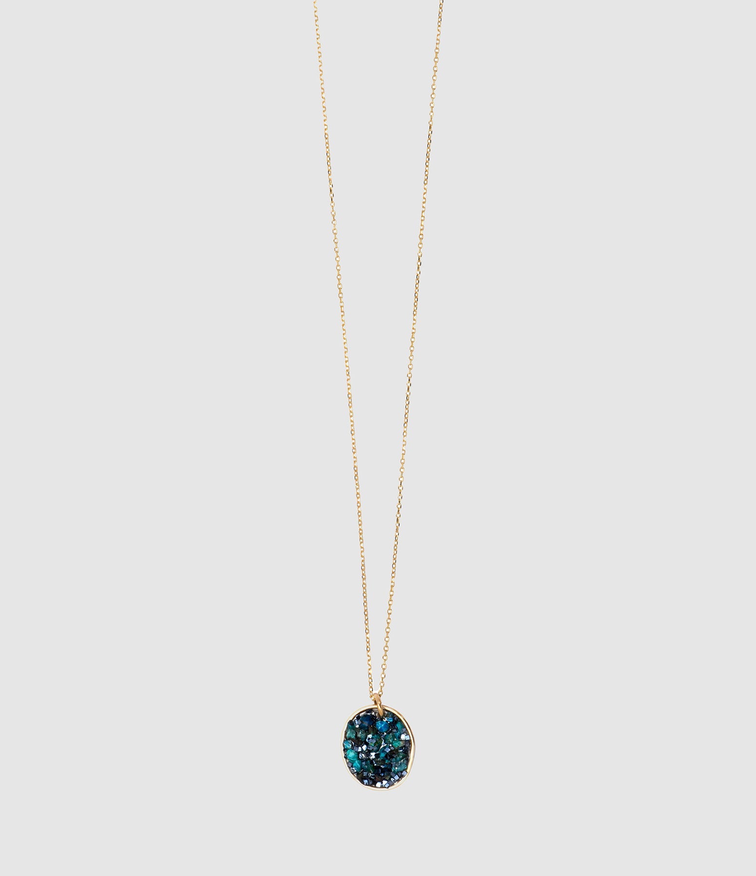 Lsonge - Collier Sublime Minérale Mini Azurite - Femme