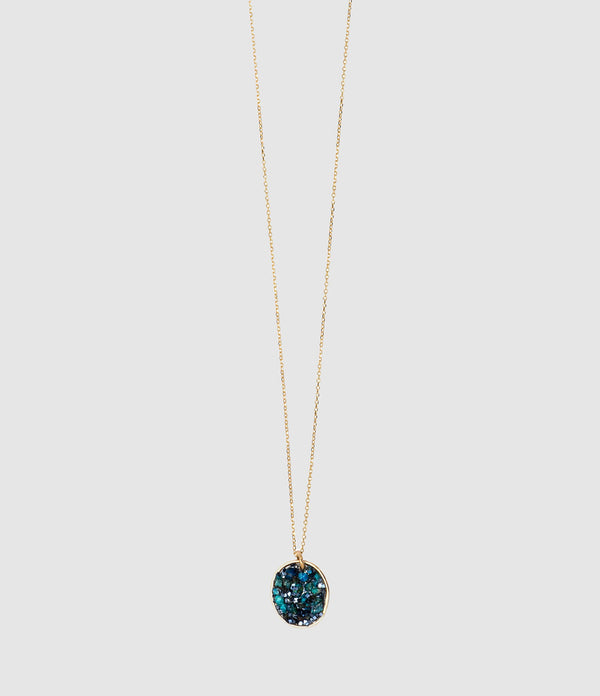 Lsonge - Collier Sublime Minérale Mini Azurite - Femme