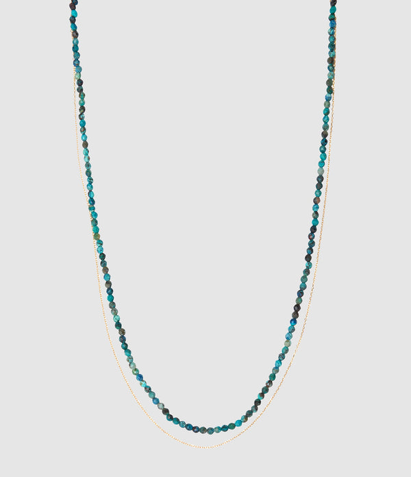Lsonge - Sautoir Sublime Minéral Azurite - Femme