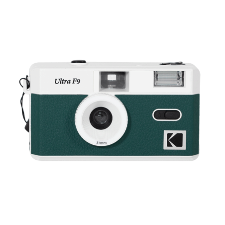 Appareil Argentique - ULTRA F9 - Vert & Blanc - 2 Pellicules Couleur Offertes - Kodak