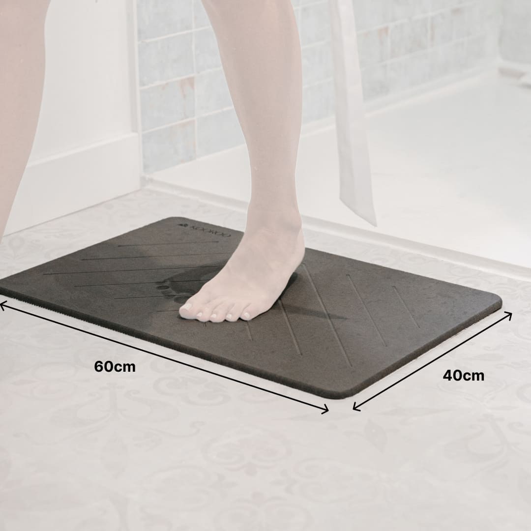 Tapis De Bain En Pierre De Diatomite - 3 Coloris