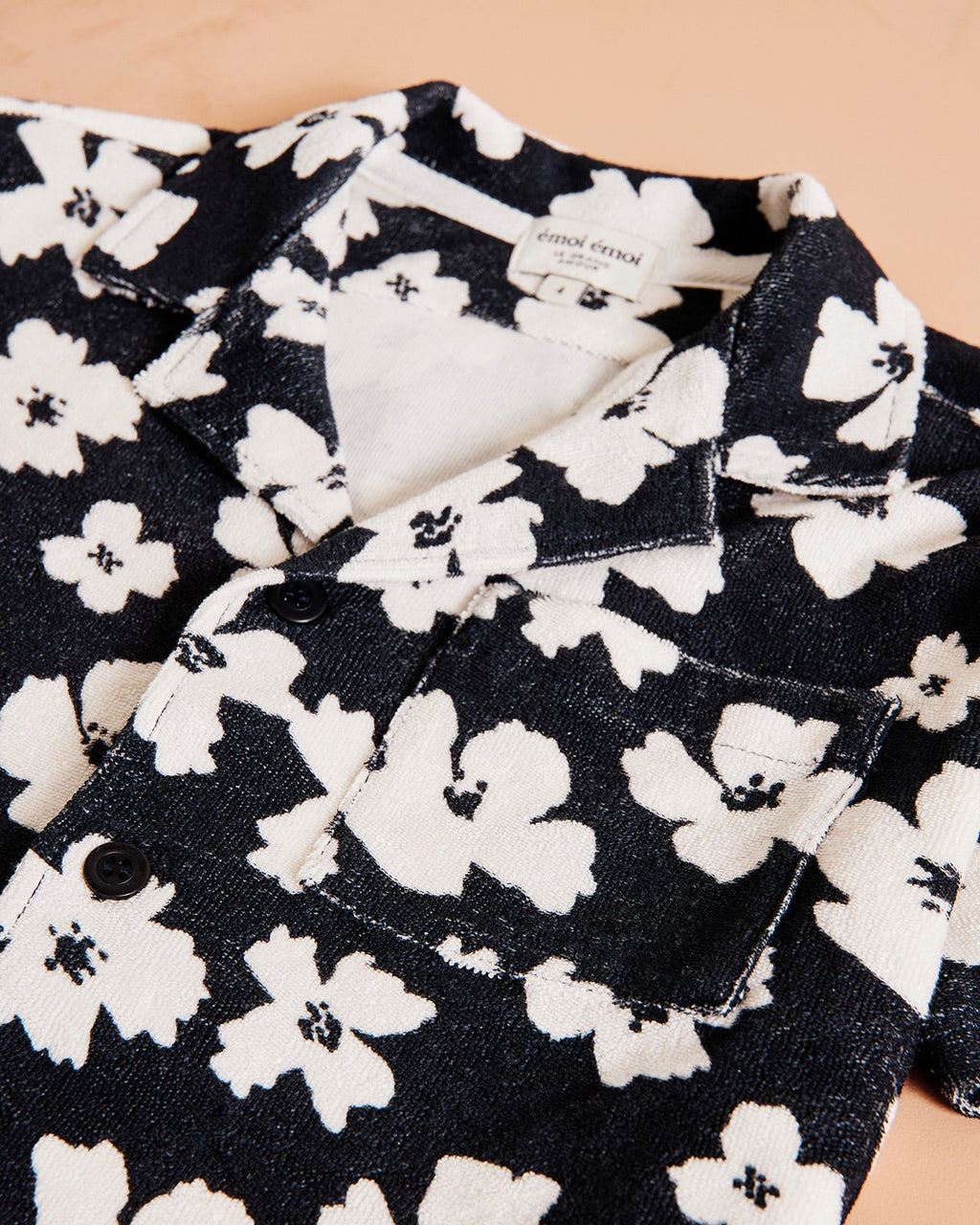 Chemise Come - Imprimé Anémones - Nuit - Enfant