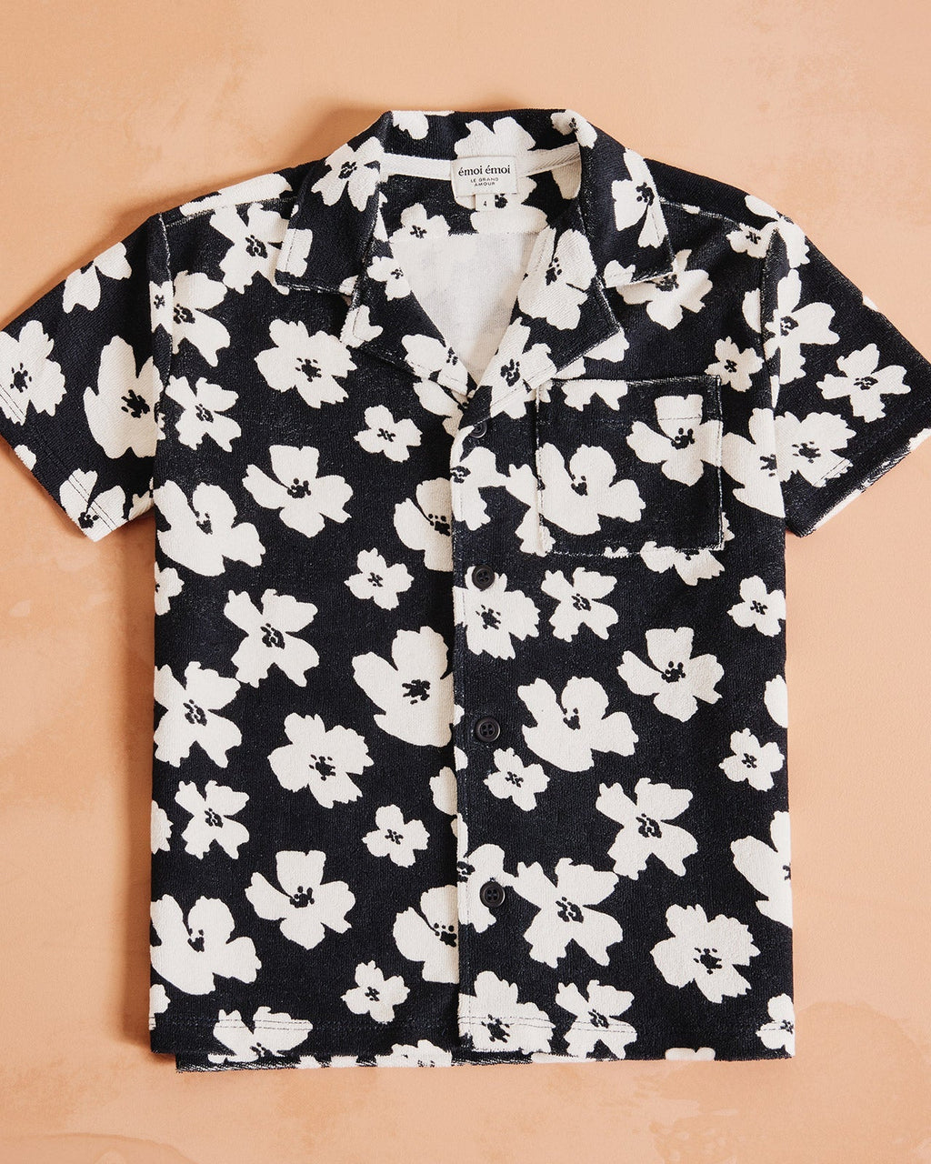 Chemise Come - Imprimé Anémones - Nuit - Enfant