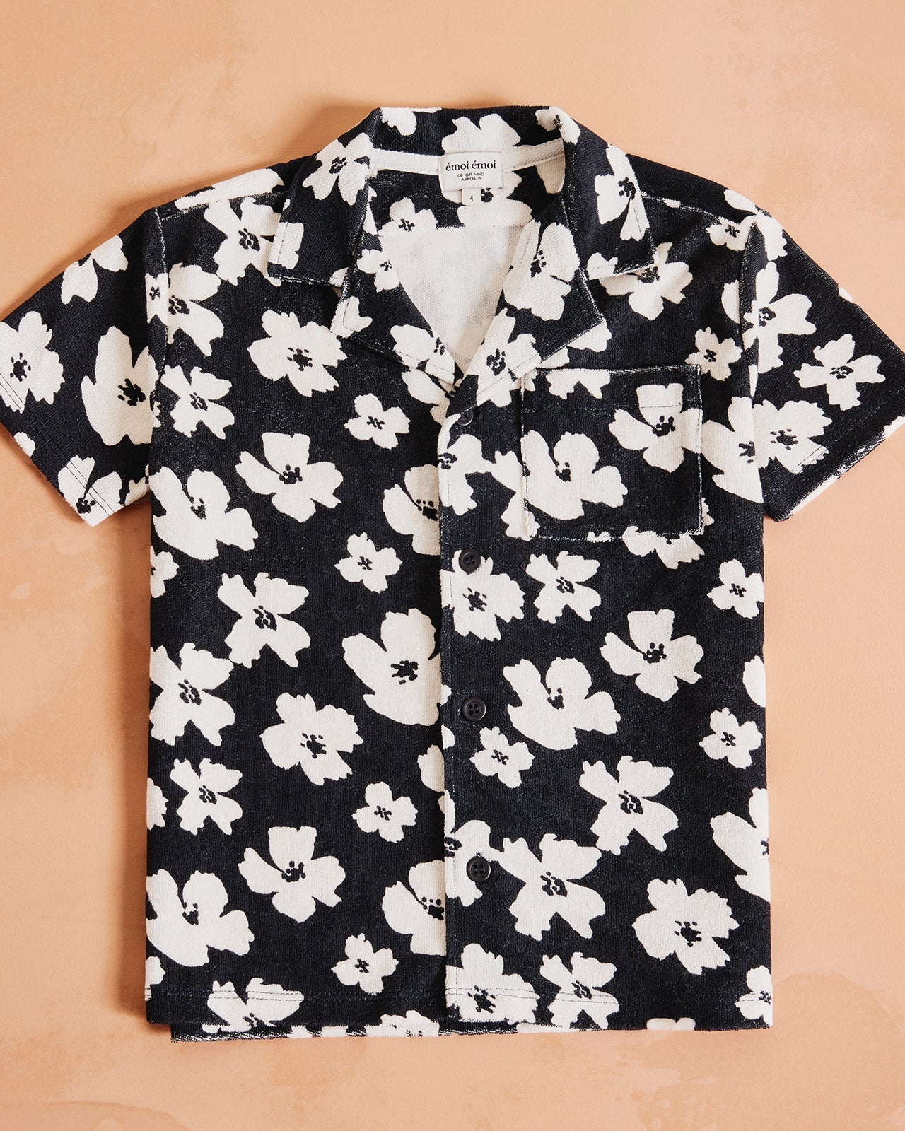Chemise Come - Imprimé Anémones - Nuit - Enfant