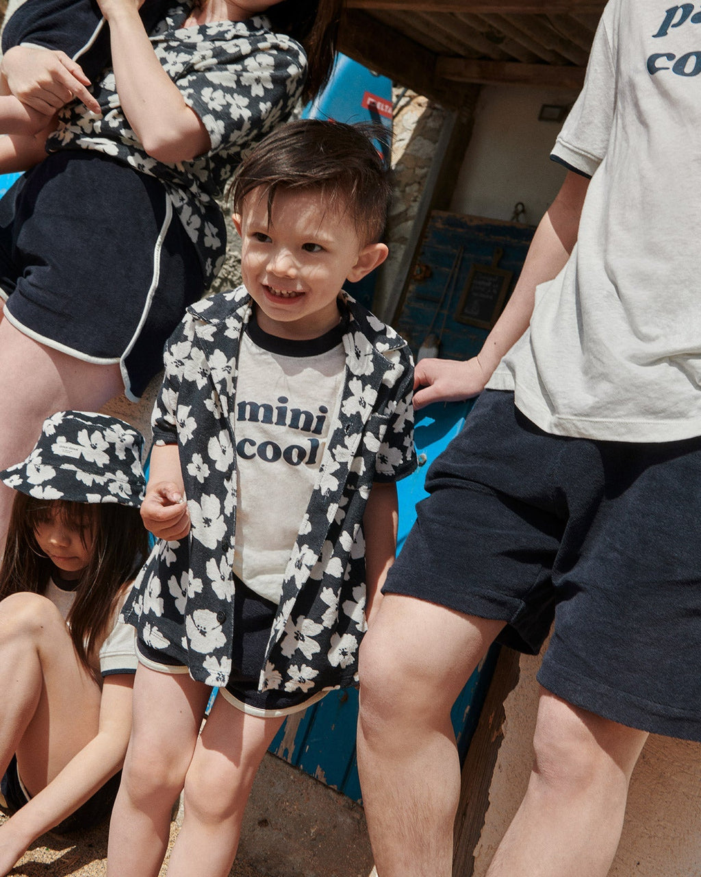 Chemise Come - Imprimé Anémones - Nuit - Enfant