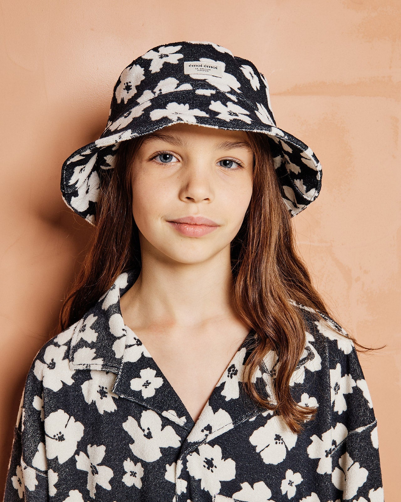 Chemise Come - Imprimé Anémones - Nuit - Enfant