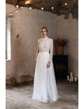 Robe De Mariée Chiara En 2 Pièces - Blanc