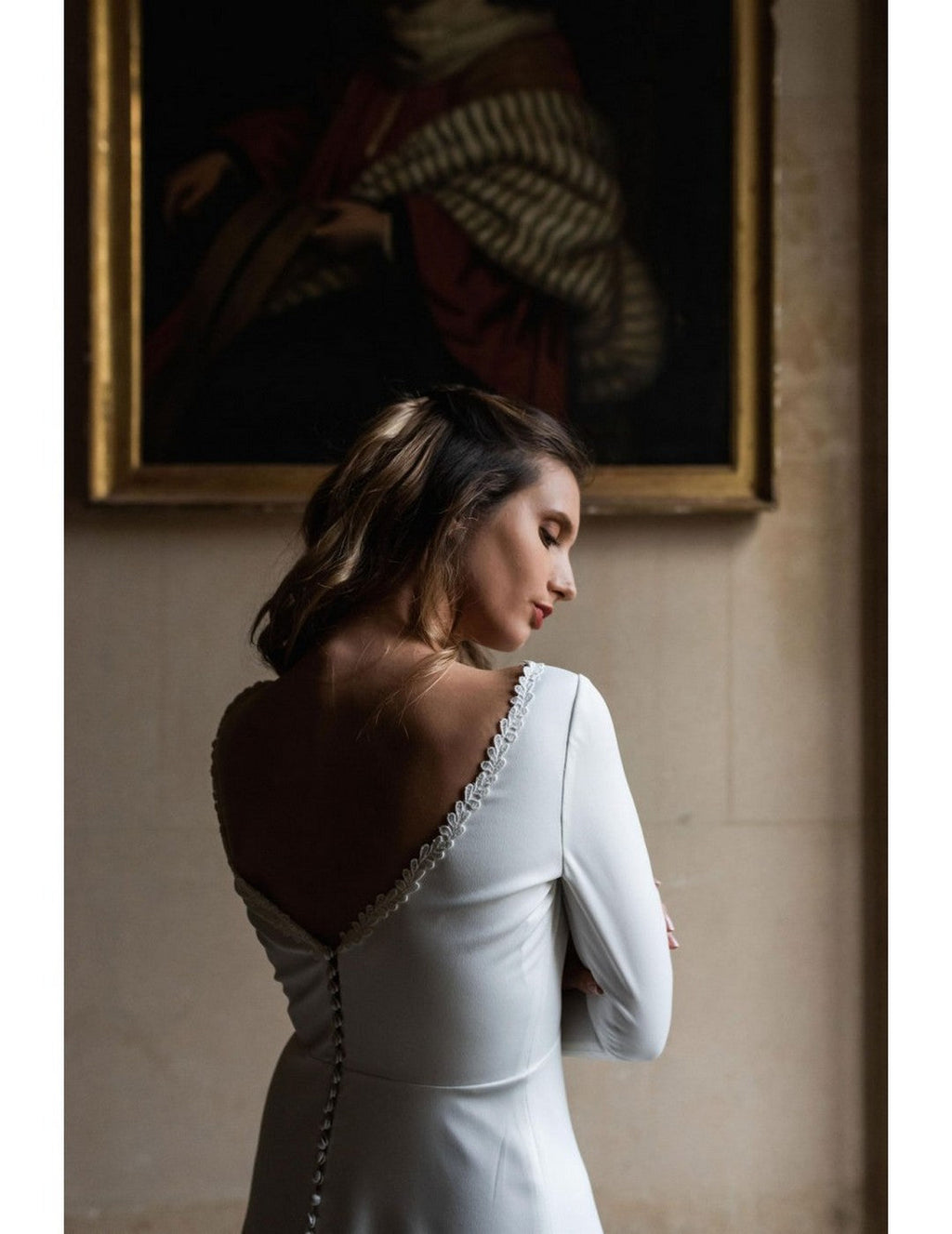 Robe De Mariée Hiver - Blanc Soie