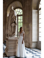 Robe De Mariée Opéra Sans Mousseline - Blanc Soie