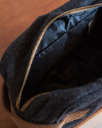 La Trousse De Toilette Grand Frère En Laine - Gris Anthracite
