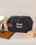 La Trousse De Toilette Grand Frère En Laine - Gris Anthracite