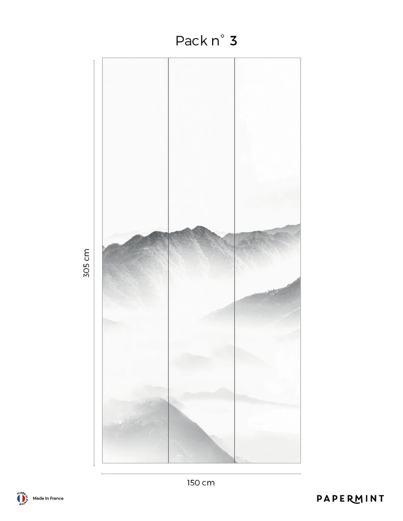 Fresque Brume - Ice Grey