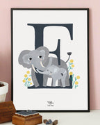 L'affiche Initiale 30 x 40 cm - Michelle Carlslund x émoi émoi - édition limitée Affiches Michelle Carlslund