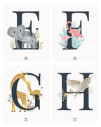 L'affiche Initiale 30 x 40 cm - Michelle Carlslund x émoi émoi - édition limitée Affiches Michelle Carlslund