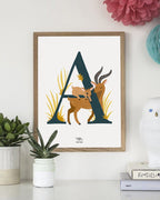 L'affiche Initiale 30 x 40 cm - Michelle Carlslund x émoi émoi - édition limitée Affiches Michelle Carlslund