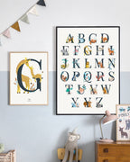 L'affiche Initiale 30 x 40 cm - Michelle Carlslund x émoi émoi - édition limitée Affiches Michelle Carlslund