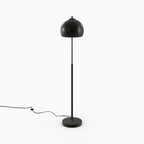 lamapdaire dinard en metal noir arrondi