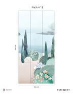 Fresque La Mer - Bleu Lagon