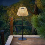 Raffy Tall - Lampadaire Solaire - Polyrotin - Beige