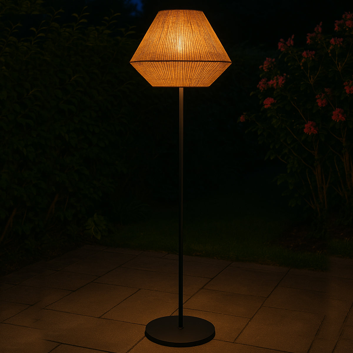 Darson - Lampadaire Sans Fil - Corde - Beige
