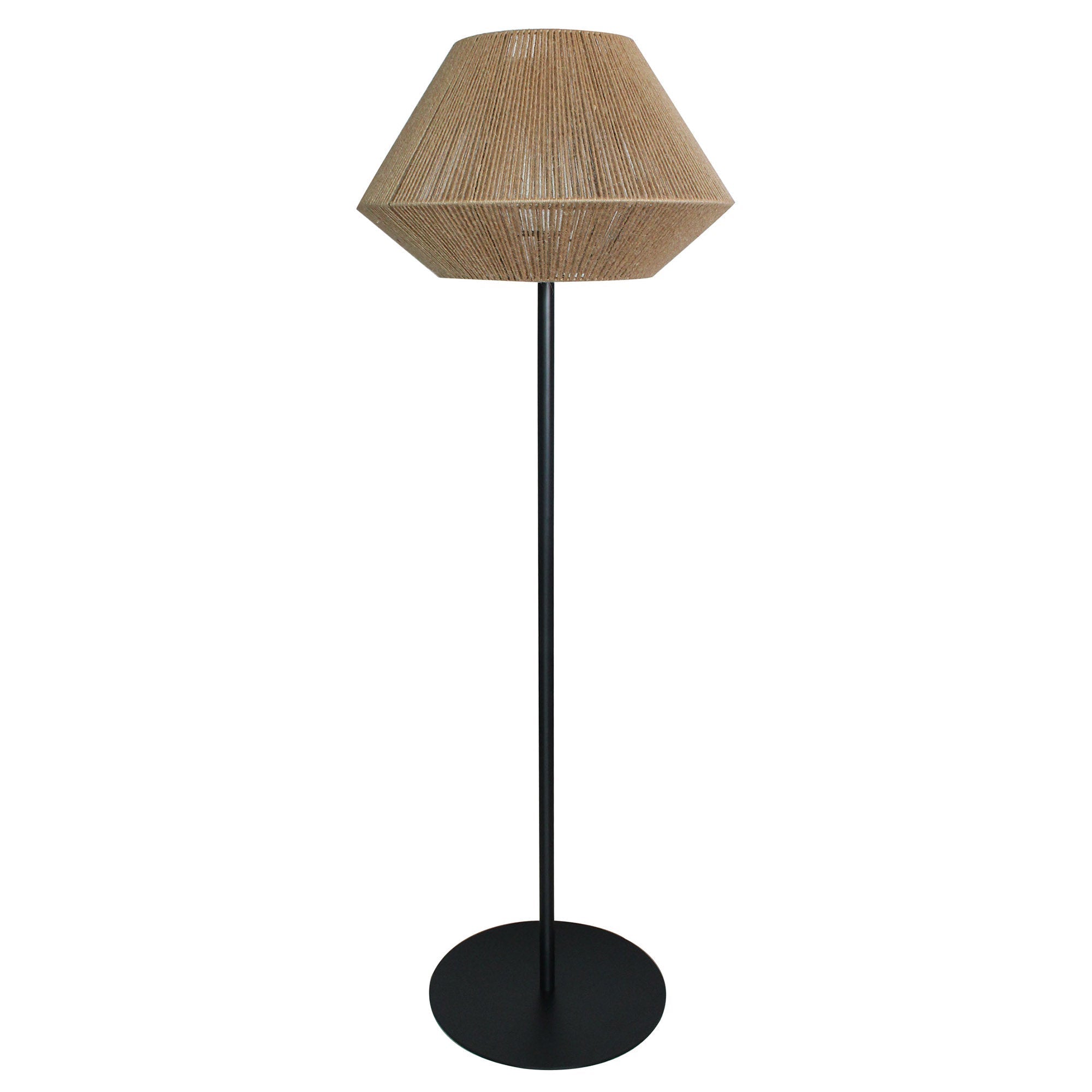 Darson - Lampadaire Sans Fil - Corde - Beige