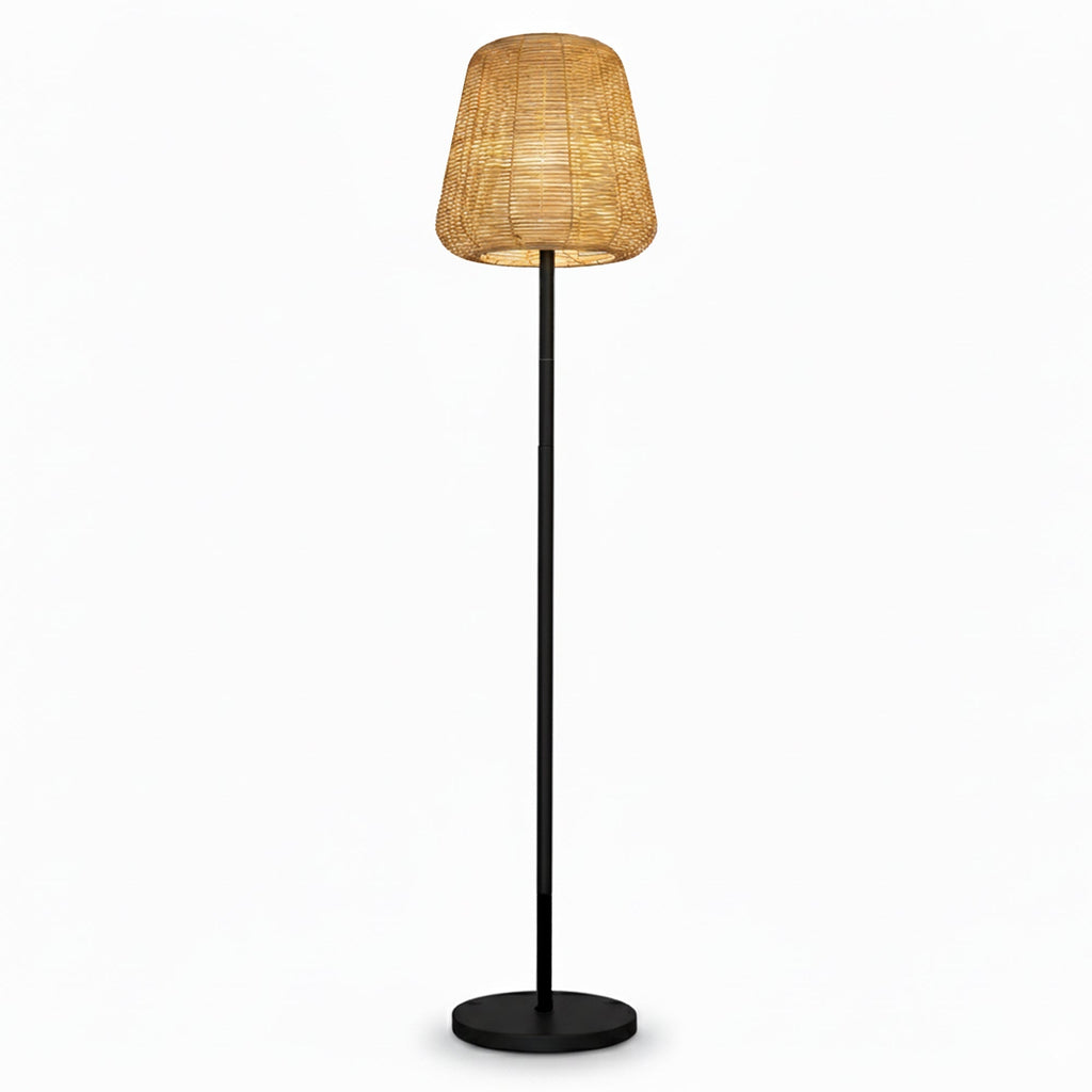 Boheme Tall - Lampadaire Solaire - Polyrotin - Marron