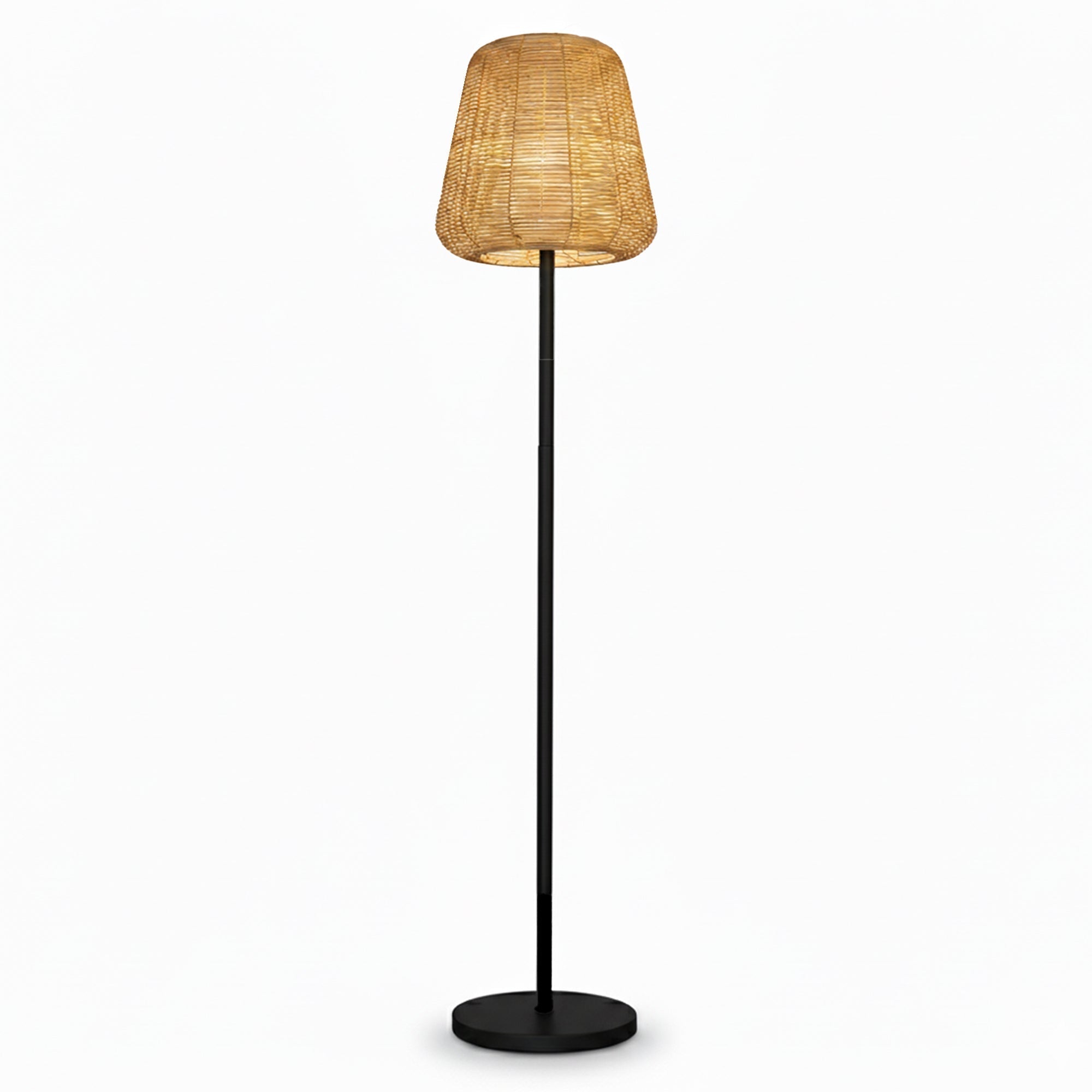 Boheme Tall - Lampadaire Solaire - Polyrotin - Marron