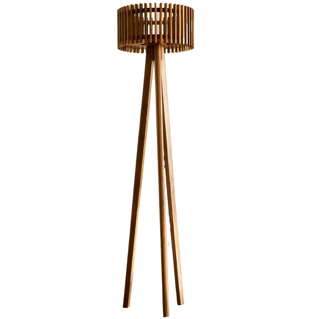 Eden - Lampadaire Solaire - Bois - Bois