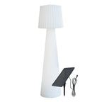 Lady - Lampadaire Solaire - Polyéthylène - Blanc