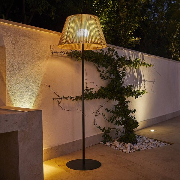 Raffy Tall - Lampadaire Sans Fil - Corde - Beige