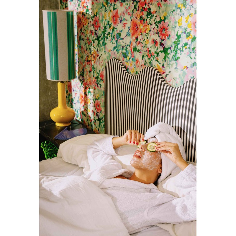 Lampe De Table "Coline" Groovy Lines - Multicolore