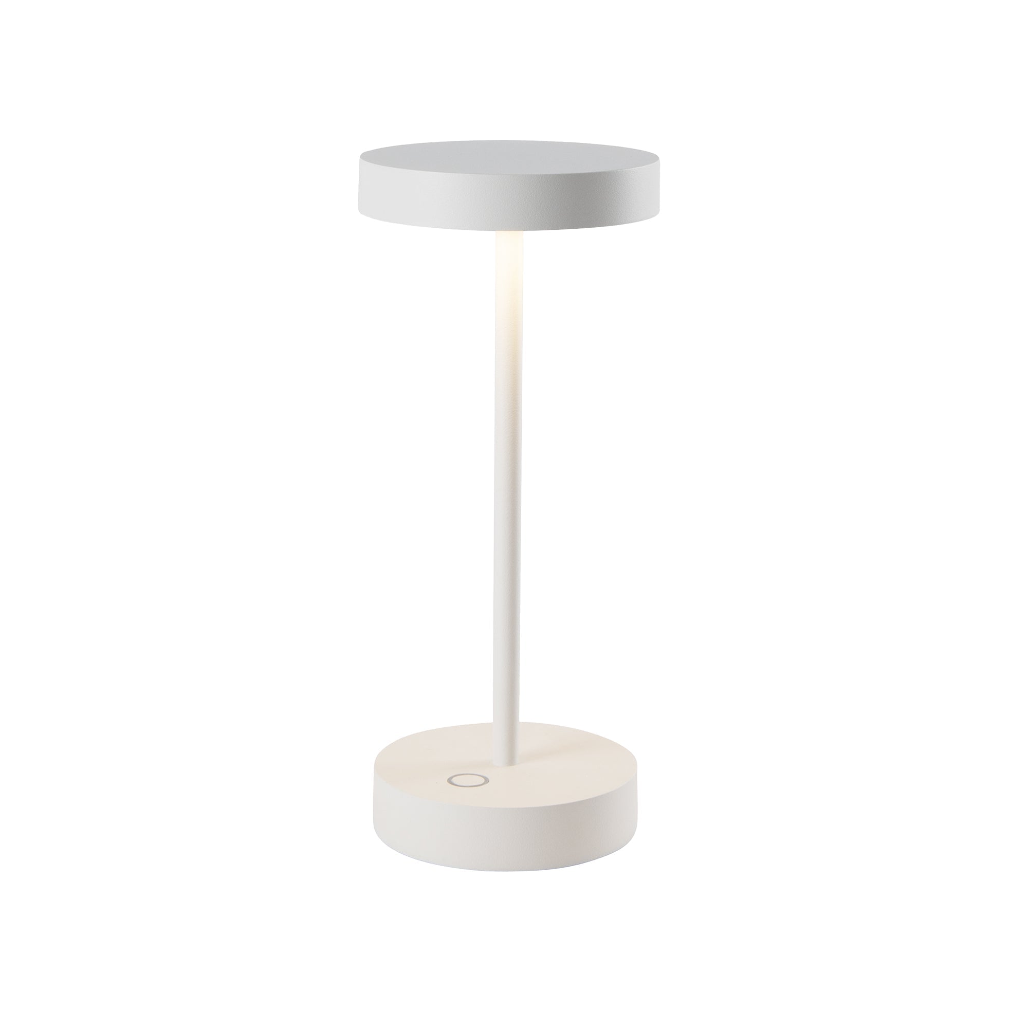 Sandy Mini - Lampe De Table Sans Fil - Aluminium - Blanc