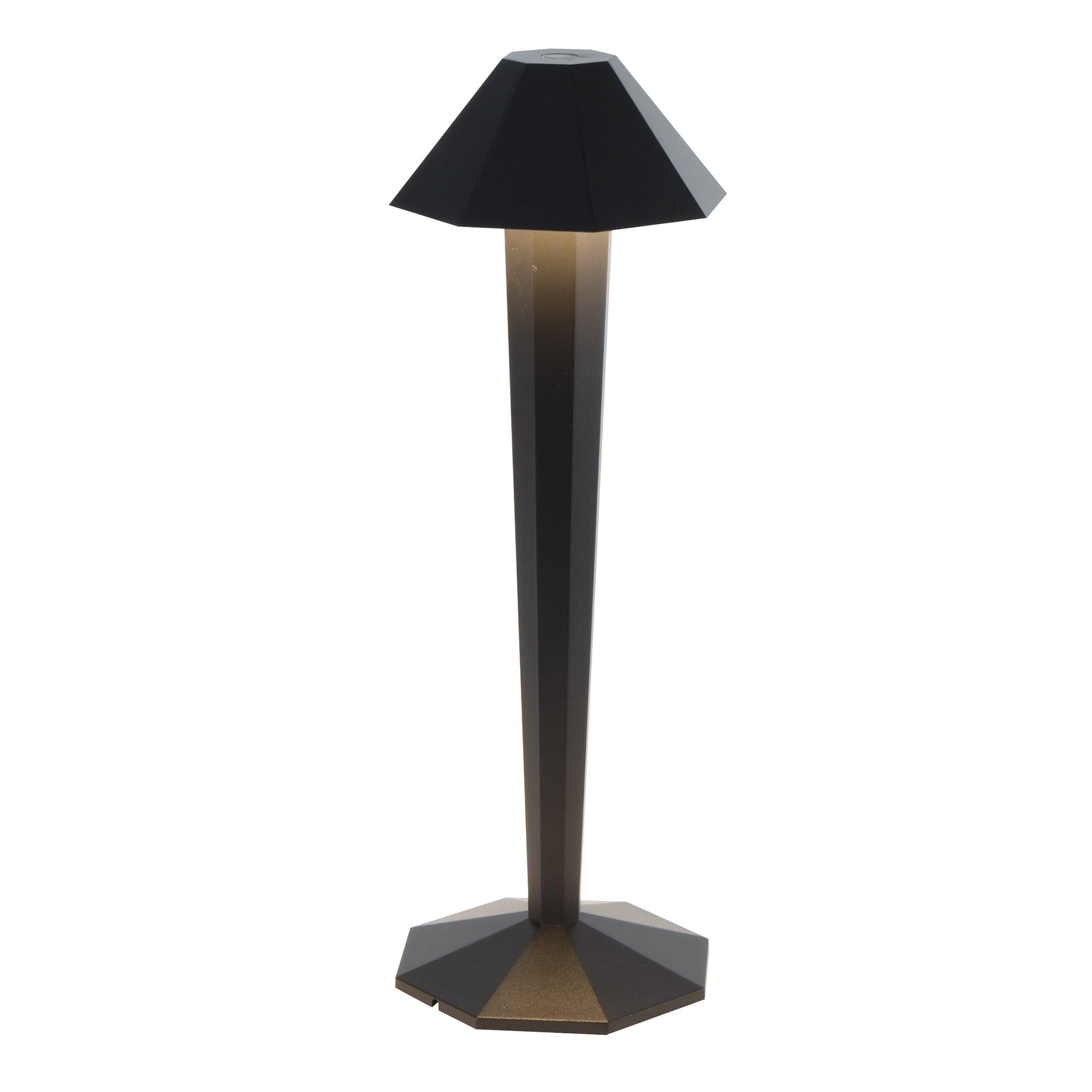 Krypton - Lampe De Table Sans Fil - Aluminium - Noir