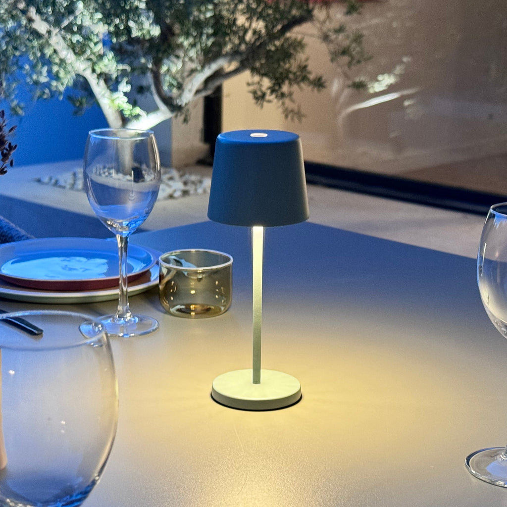 Kelly Mini - Lampe De Table Sans Fil - Acier - Vert