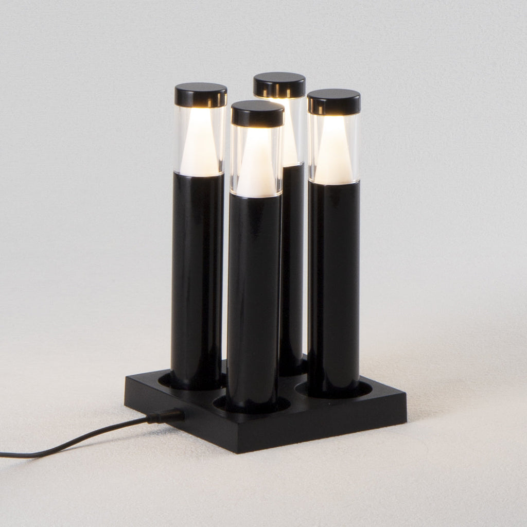 Stick - Lampe De Table Sans Fil - Aluminium - Noir