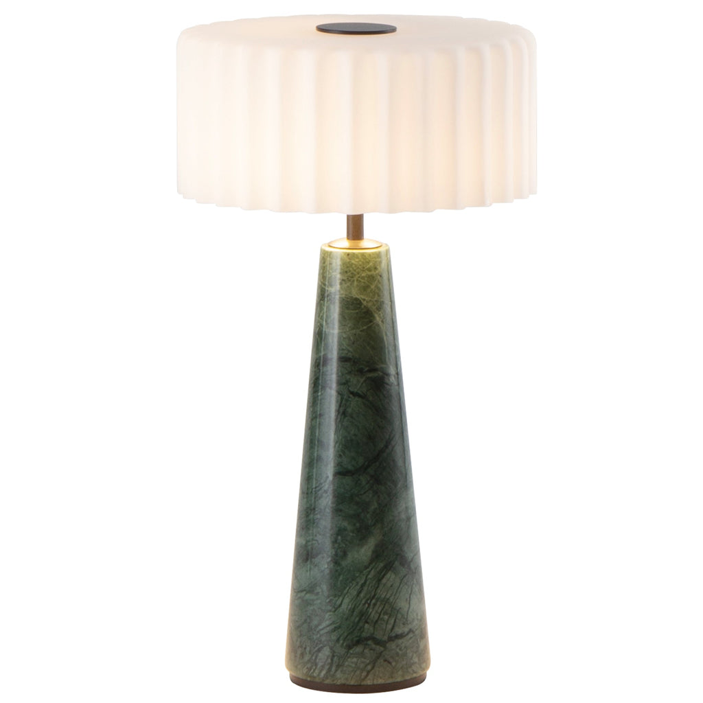 Lampe De Table Sans Fil - Blok Green Marble